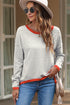 'Jolene' Striped Drop Shoulder T-Shirt - Celes Fashion